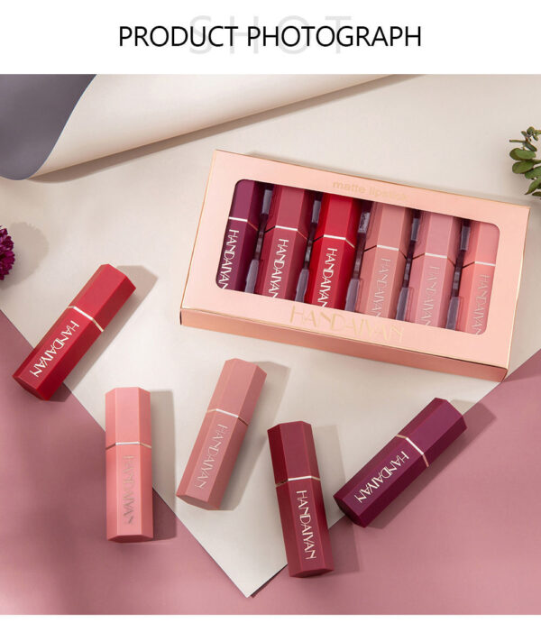 💄SET DE LABIALES MATTE LIPSTICK x6 - 0497