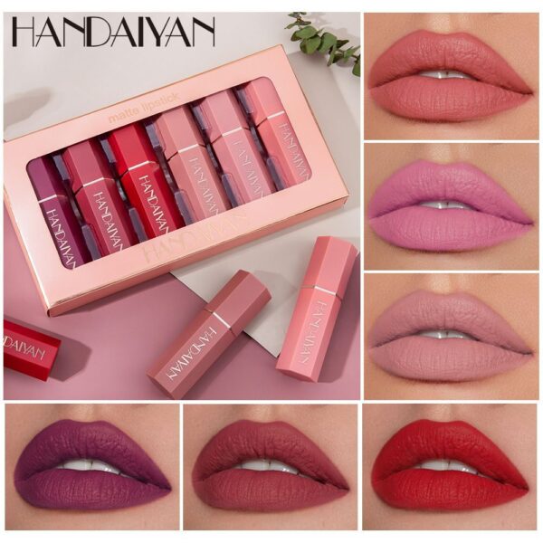 💄SET DE LABIALES MATTE LIPSTICK x6 - 0497