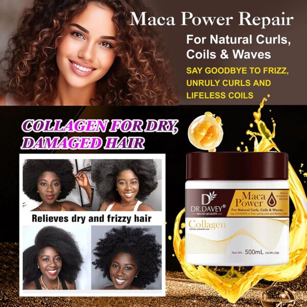 🌿 Tratamiento Capilar / Mascarilla Colágeno Maca Power