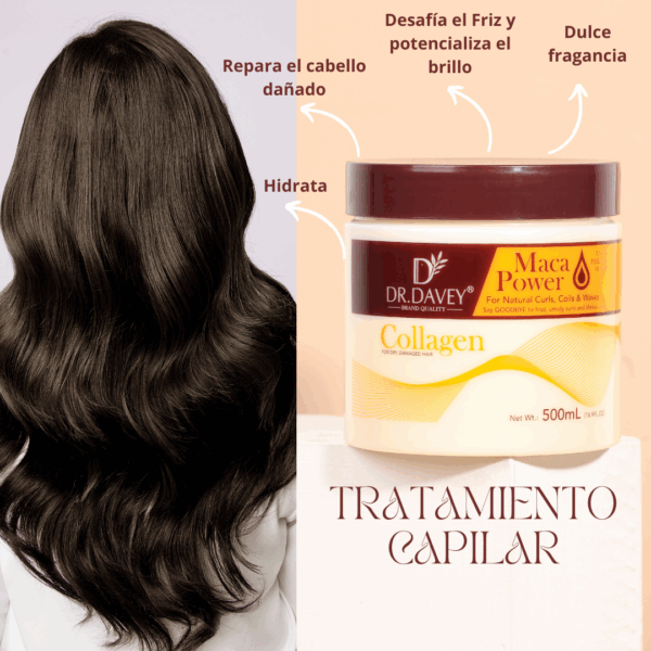 🌿 Tratamiento Capilar / Mascarilla Colágeno Maca Power