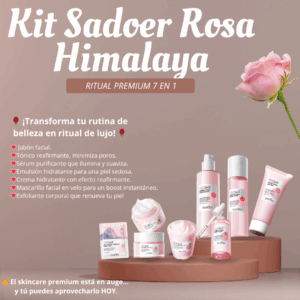 Kit Skincare Sadoer Rosa Himalaya 7 en 1 🌸